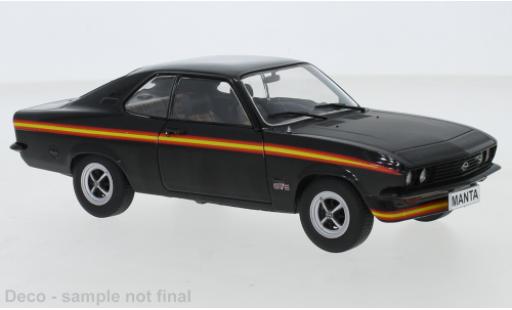 Coche miniatura Opel Manta 1/24 WhiteBox A GT/E negro 1974 Black Magic Opel Manta 1/24 WhiteBox A GT/E negro 1974 Black Magic coche miniatura