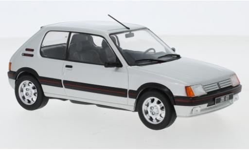 Coche miniatura Peugeot 205 1/24 WhiteBox 1.9 GTI gris 1988 Peugeot 205 1/24 WhiteBox 1.9 GTI gris 1988 coche miniatura