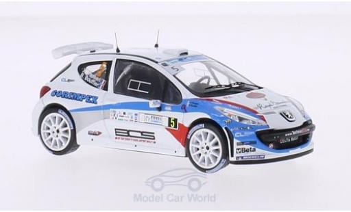 Peugeot 207 S2000 1/43 WhiteBox S2000 No.5 FIA European Rally Championship Tour de Corse 2013 B.Bouffier/X.Panseri coche miniatura