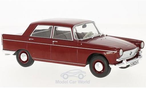 Coche miniatura Peugeot 404 1/24 WhiteBox rojo 1960 Peugeot 404 1/24 WhiteBox rojo 1960 coche miniatura
