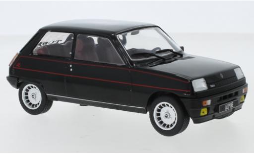 Coche miniatura Renault 5 1/24 WhiteBox Alpine negro/Dekor 1982 Renault 5 1/24 WhiteBox Alpine negro/Dekor 1982 coche miniatura