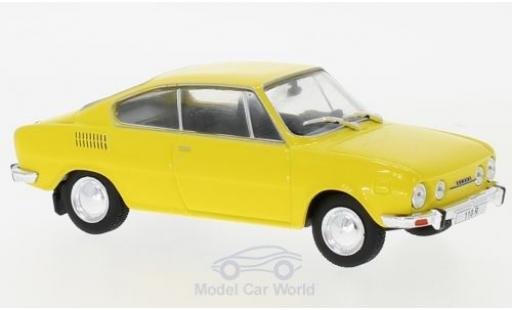Coche miniatura Skoda 110 1/43 WhiteBox R amarillo 1970 Skoda 110 1/43 WhiteBox R amarillo 1970 coche miniatura
