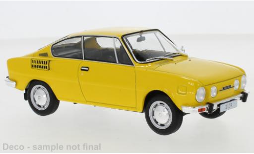Coche miniatura Skoda 110 1/24 WhiteBox R amarillo 1971 Skoda 110 1/24 WhiteBox R amarillo 1971 coche miniatura