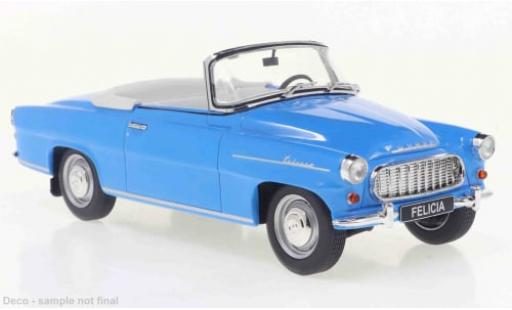 Coche miniatura Skoda Felicia 1/24 WhiteBox Cabrio blau 1959 1:24 Skoda Felicia 1/24 WhiteBox Cabrio blau 1959 1:24 coche miniatura