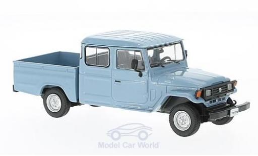 Coche miniatura Toyota Land Cruiser 1/43 WhiteBox Bandeirante Pick Up azul 1976 Toyota Land Cruiser 1/43 WhiteBox Bandeirante Pick Up azul 1976 coche miniatura