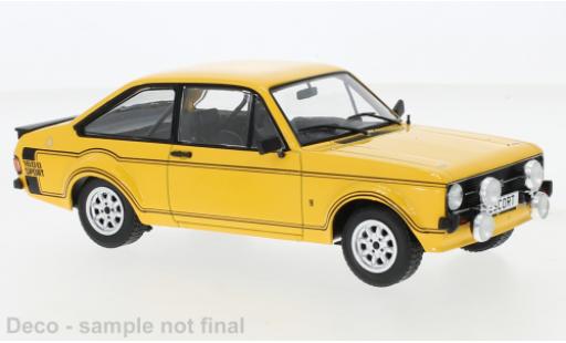 Ford Escort 1/24 WhiteBox MK II 1600 Sport amarillo 1977 coche miniatura