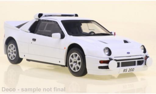 Coche miniatura Ford RS 200 1/24 WhiteBox blanche 1984 Ford RS 200 1/24 WhiteBox blanche 1984 coche miniatura