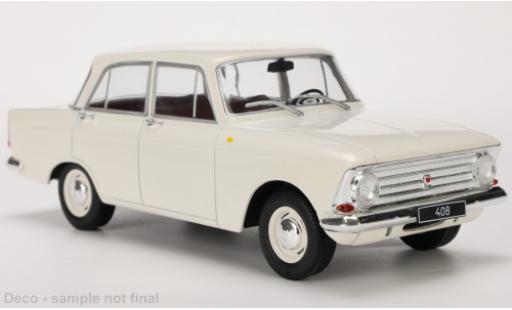 Coche miniatura Moskwitsch 408 1/24 WhiteBox blanco 1966 Moskwitsch 408 1/24 WhiteBox blanco 1966 coche miniatura