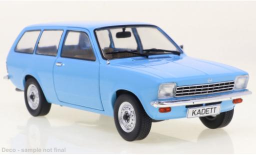 Coche miniatura Opel Kadett 1/24 WhiteBox C Caravan azul clair 1973 Opel Kadett 1/24 WhiteBox C Caravan azul clair 1973 coche miniatura