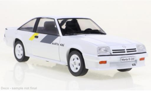 Coche miniatura Opel Manta 1/24 WhiteBox B GSI blanco/Dekor 1984 Opel Manta 1/24 WhiteBox B GSI blanco/Dekor 1984 coche miniatura