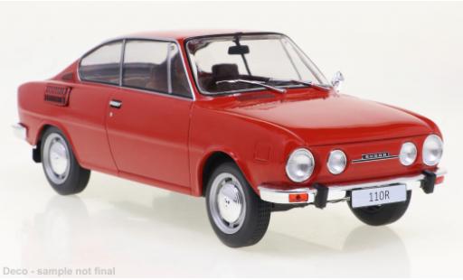 Coche miniatura Skoda 110 1/24 WhiteBox R rouge 1970 Skoda 110 1/24 WhiteBox R rouge 1970 coche miniatura