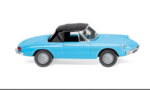Coche miniatura Alfa Romeo Spider 1/87 Wiking azul/negro 1966 Alfa Romeo Spider 1/87 Wiking azul/negro 1966 coche miniatura