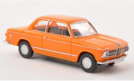 Bmw 2002 1/87 Wiking naranja coche miniatura