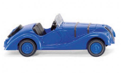 Bmw 328 1/87 Wiking azul coche miniatura