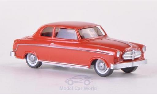 Borgward Isabella 1/87 Wiking rojo coche miniatura