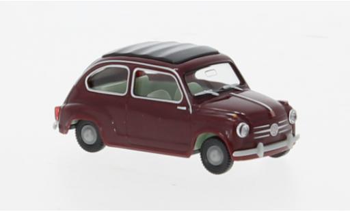 Fiat 600 1/87 Wiking rojo 1:87 coche miniatura