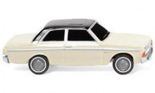 Ford 20M 1/87 Wiking (P5) blanco/negro 1960 coche miniatura
