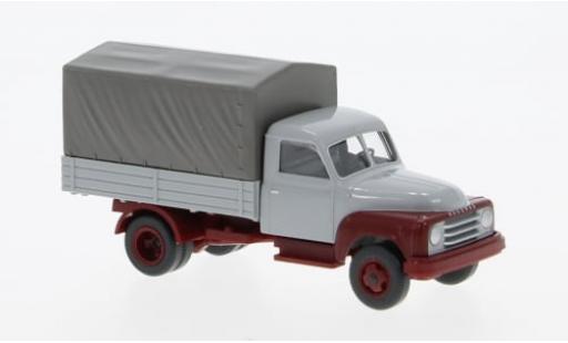 Coche miniatura Hanomag L28 1/87 Wiking grau/rojo 1950 1:87 Hanomag L28 1/87 Wiking grau/rojo 1950 1:87 coche miniatura