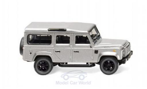 Coche miniatura Land Rover Defender 1/87 Wiking 110 gris Land Rover Defender 1/87 Wiking 110 gris coche miniatura