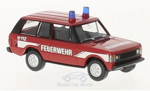 Coche miniatura Land Rover Range Rover 1/87 Wiking Feuerwehr Land Rover Range Rover 1/87 Wiking Feuerwehr coche miniatura
