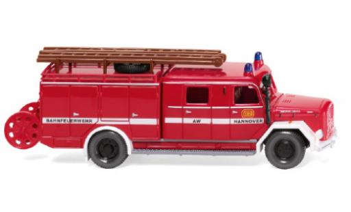 Magirus LF 16 1/87 Wiking Bahnfeuerwehr Hannover 1963 coche miniatura
