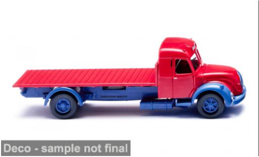 Magirus S 7500 1/87 Wiking rojo/blau 1955 1:87 coche miniatura
