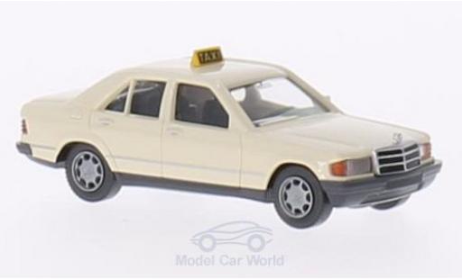 Coche miniatura Mercedes 190 E 1/87 Wiking D (W201) beige Taxi (D) Mercedes 190 E 1/87 Wiking D (W201) beige Taxi (D) coche miniatura
