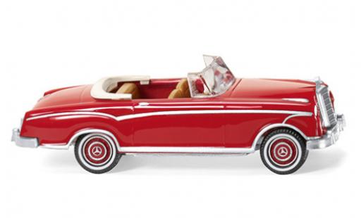 Coche miniatura Mercedes 220 1/87 Wiking S Cabriolet (W180 II) rojo Mercedes 220 1/87 Wiking S Cabriolet (W180 II) rojo coche miniatura