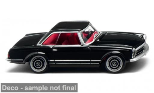 Coche miniatura Mercedes 250 1/87 Wiking SL (W113) schwarz 1963 1:87 Mercedes 250 1/87 Wiking SL (W113) schwarz 1963 1:87 coche miniatura