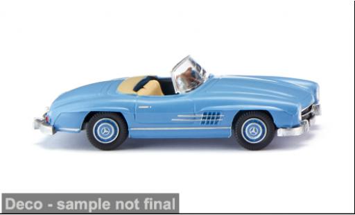Coche miniatura Mercedes 300 1/87 Wiking SL blau 1957 1:87 Mercedes 300 1/87 Wiking SL blau 1957 1:87 coche miniatura