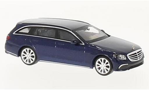 Coche miniatura Mercedes Classe E 1/87 Wiking T-Modell (S213) Exklusive metalico azul Mercedes Classe E 1/87 Wiking T-Modell (S213) Exklusive metalico azul coche miniatura