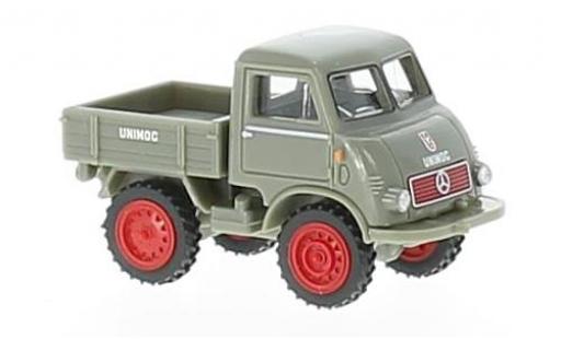 Coche miniatura Mercedes Unimog 1/87 Wiking U 401 gris Mercedes Unimog 1/87 Wiking U 401 gris coche miniatura