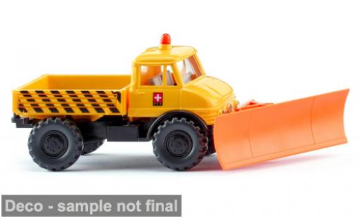 Coche miniatura Mercedes Unimog 1/87 Wiking U 406 1963 Schweizer Post (CH) 1:87 Mercedes Unimog 1/87 Wiking U 406 1963 Schweizer Post (CH) 1:87 coche miniatura