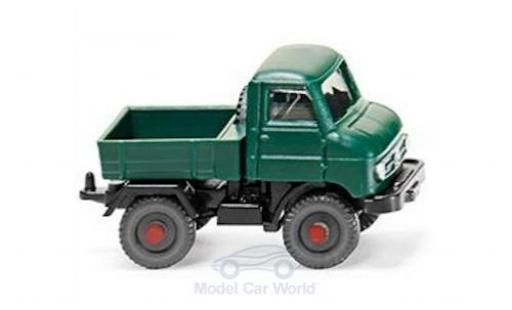 Coche miniatura Mercedes Unimog 1/160 Wiking U 411 verde 1956 Mercedes Unimog 1/160 Wiking U 411 verde 1956 coche miniatura