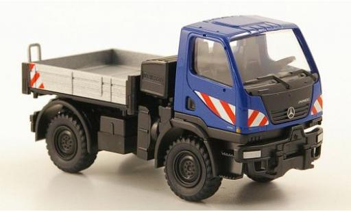 Coche miniatura Mercedes Unimog 1/87 Wiking U20 Pritsche azul Mercedes Unimog 1/87 Wiking U20 Pritsche azul coche miniatura