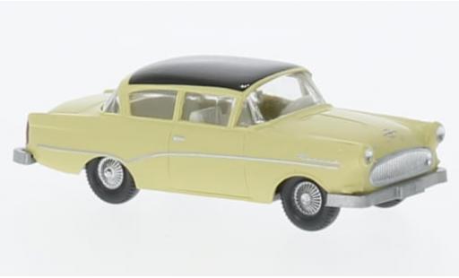 Opel Rekord 1/87 Wiking P1 beige/schwarz 1957 1:87 coche miniatura