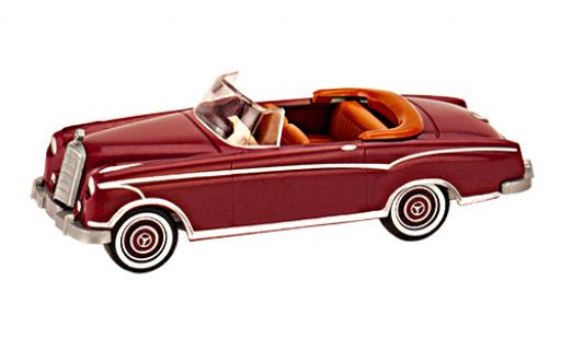 Coche miniatura Mercedes 220 1/87 Wiking PMS S Cabriolet (W180 II) rojo s�rie 800 Mercedes 220 1/87 Wiking PMS S Cabriolet (W180 II) rojo s�rie 800 coche miniatura