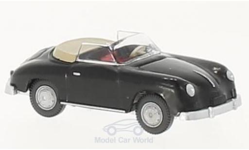 Coche miniatura Porsche 356 A 1/87 Wiking Cabriolet negro Porsche 356 A 1/87 Wiking Cabriolet negro coche miniatura
