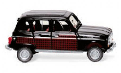 Renault 4 1/87 Wiking Parisienne negro/rojo 196 coche miniatura