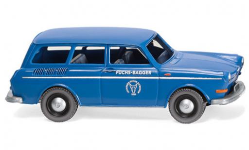 Volkswagen 1600 1/87 Wiking Variant Fuchs-Bagger Kundendienst 1969 coche miniatura