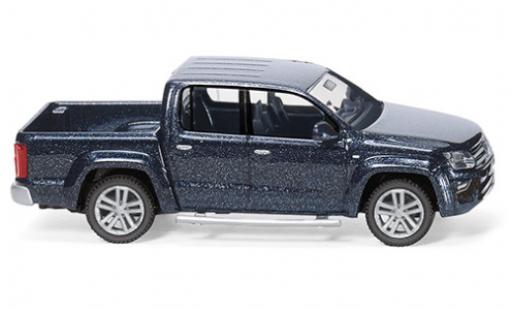Coche miniatura Volkswagen Amarok 1/87 Wiking GP Highline metalico azul Volkswagen Amarok 1/87 Wiking GP Highline metalico azul coche miniatura