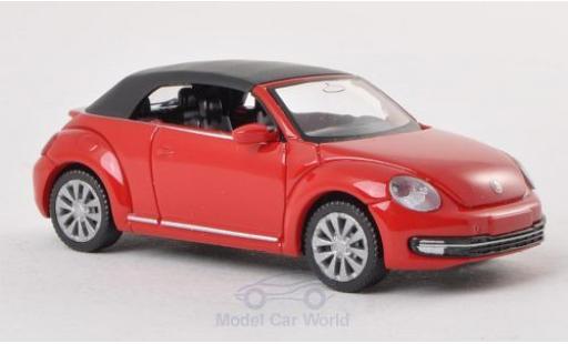 Coche miniatura Volkswagen Beetle Cabriolet 1/87 Wiking Cabriolet rojo geschlossen Volkswagen Beetle Cabriolet 1/87 Wiking Cabriolet rojo geschlossen coche miniatura
