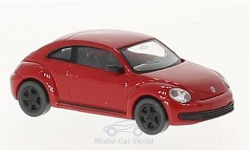 Coche miniatura Volkswagen Beetle 1/87 Wiking rojo Volkswagen Beetle 1/87 Wiking rojo coche miniatura