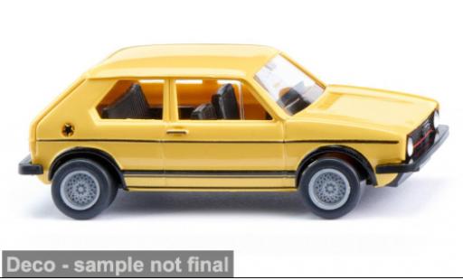 Coche miniatura Volkswagen Golf 1/87 Wiking GTI gelb 1976 1:87 Volkswagen Golf 1/87 Wiking GTI gelb 1976 1:87 coche miniatura