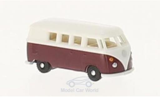 Coche miniatura Volkswagen T1 B 1/160 Wiking Bus rojo/blanco Volkswagen T1 B 1/160 Wiking Bus rojo/blanco coche miniatura