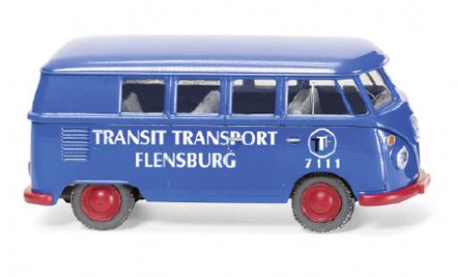 Volkswagen T1 1/87 Wiking Bus Transit Transport Flensburg coche miniatura
