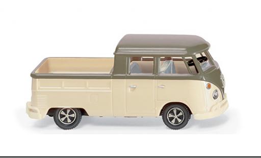 Volkswagen T1 1/87 Wiking Doppelkabine beige/beige 1963 coche miniatura