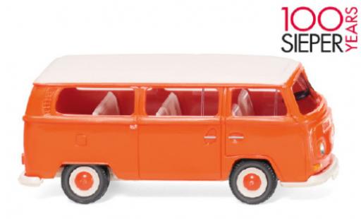 Coche miniatura Volkswagen T2 1/87 Wiking Bus naranja/blanco 1967 Volkswagen T2 1/87 Wiking Bus naranja/blanco 1967 coche miniatura