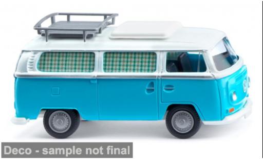 Coche miniatura Volkswagen T2 1/87 Wiking Campingbus türkis/weiss 1967 1:87 Volkswagen T2 1/87 Wiking Campingbus türkis/weiss 1967 1:87 coche miniatura