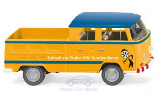 Coche miniatura Volkswagen T2 1/87 Wiking Doppelkabine Kundendienst Volkswagen T2 1/87 Wiking Doppelkabine Kundendienst coche miniatura